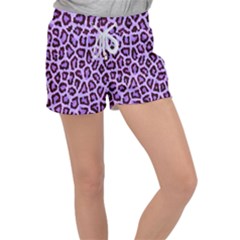 Paper-purple-tiger Velour Lounge Shorts