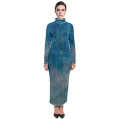  Pattern Design Texture Turtleneck Maxi Dress by artworkshop