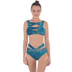  Pattern Design Texture Bandaged Up Bikini Set  by artworkshop