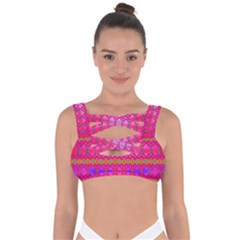 Pink Mirrors Bandaged Up Bikini Top by Thespacecampers