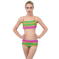 Peace And Love Layered Top Bikini Set by Thespacecampers