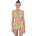 Green Pattern Texture Marble Bandaged Up Bikini Set  View1