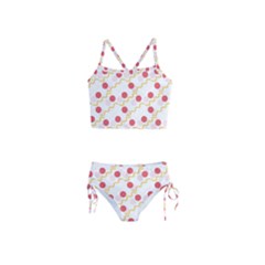 Line Patter Dots Dot Lines Decorative Girls  Tankini Swimsuit by Wegoenart
