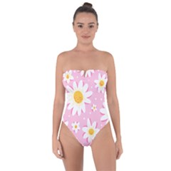 Sunflower Love Tie Back One Piece Swimsuit by designsbymallika