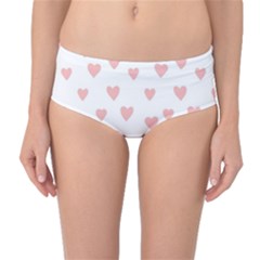 Small Cute Hearts Mid-waist Bikini Bottoms by ConteMonfrey