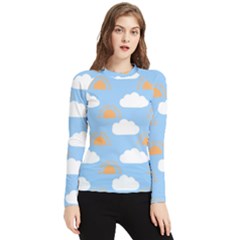 Sun And Clouds   Women s Long Sleeve Rash Guard by ConteMonfrey
