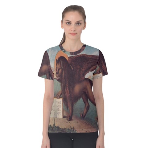 Lion Of Venice, Italy Women s Cotton Tee by ConteMonfrey