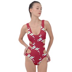 Christmas-merry Christmas Side Cut Out Swimsuit by nateshop