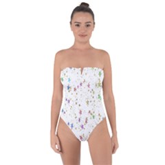 Star Tie Back One Piece Swimsuit by nateshop