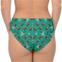 Beautiful Tropical Orchids Blooming Over Earth In Peace Double Strap Halter Bikini Bottom View2