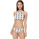 Ant Insect Pattern Cartoon Ants Banded Triangle Bikini Set View1