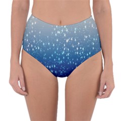 Stars-4 Reversible High-waist Bikini Bottoms by nateshop