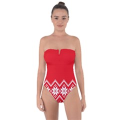 Seamles,template Tie Back One Piece Swimsuit by nateshop