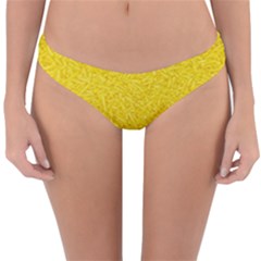 Bright Yellow Crunchy Sprinkles Reversible Hipster Bikini Bottoms by nateshop