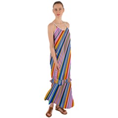 Background-colors-colorful-design Cami Maxi Ruffle Chiffon Dress by Pakrebo