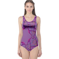 Abstract-1 One Piece Swimsuit by nateshop