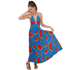 Fruit4 Backless Maxi Beach Dress by nateshop