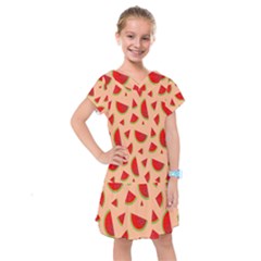 Fruit-water Melon Kids  Drop Waist Dress by nateshop