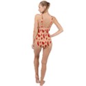 Fruit-water Melon High Neck One Piece Swimsuit View2