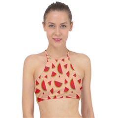 Fruit-water Melon Racer Front Bikini Top by nateshop