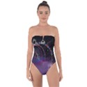Outdoor Christmas Lights Tunnel Tie Back One Piece Swimsuit View1