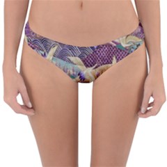 Textile Fabric Pattern Reversible Hipster Bikini Bottoms by nateshop