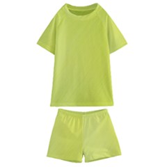 Background-texture-yellow Kids  Swim Tee And Shorts Set by nateshop