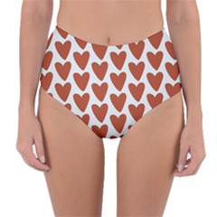 Little Hearts Reversible High-waist Bikini Bottoms by ConteMonfrey