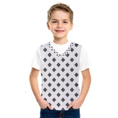 Spades Black And White Kids  Basketball Tank Top by ConteMonfrey