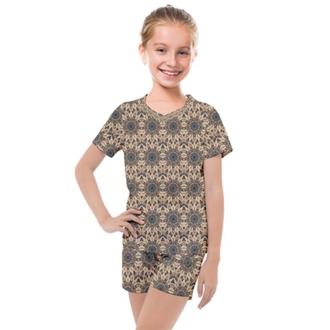 Abstract Dance Kids  Mesh Tee And Shorts Set by ConteMonfrey