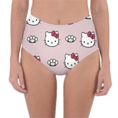 Hello Kitty Reversible High-waist Bikini Bottoms by nateshop