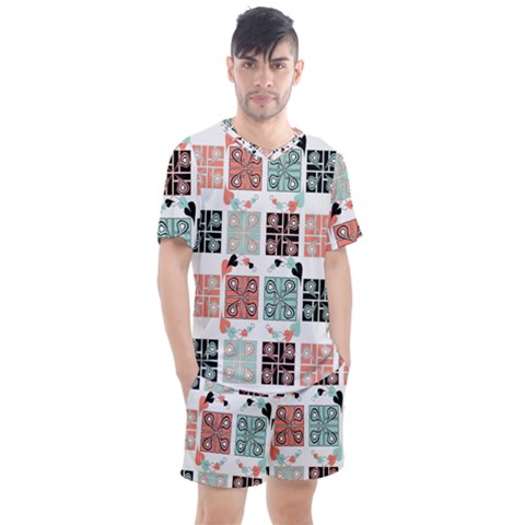 Mint Men s Mesh Tee And Shorts Set by nateshop