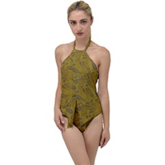 Batik-04 Go With The Flow One Piece Swimsuit by nateshop