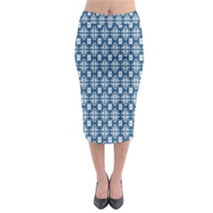 Floral-001 Midi Pencil Skirt