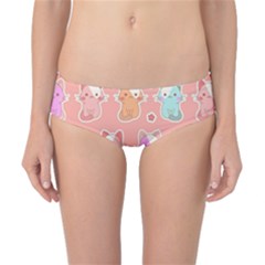 Cute-kawaii-kittens-seamless-pattern Classic Bikini Bottoms by Jancukart