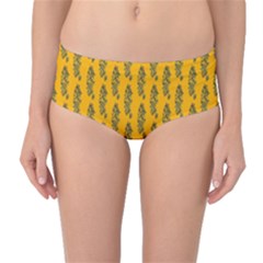 Yellow Lemon Branches Garda Mid-waist Bikini Bottoms by ConteMonfrey