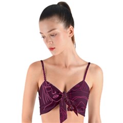 Im Only Woman Woven Tie Front Bralet by ConteMonfrey