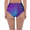 Realistic Night Sky With Constellation Reversible High-Waist Bikini Bottoms View2