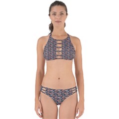 Paisley Pattern Perfectly Cut Out Bikini Set by designsbymallika