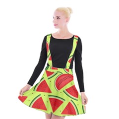 Pastel Watermelon   Suspender Skater Skirt by ConteMonfrey