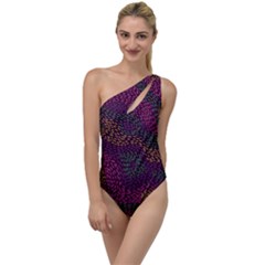 Colorful-abstract-seamless-pattern To One Side Swimsuit by Wegoenart