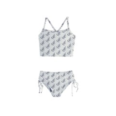 Minimalist Branch Girls  Tankini Swimsuit by ConteMonfrey