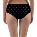 Royalty Crown Graphic Motif Pattern Reversible Mid-Waist Bikini Bottoms View4