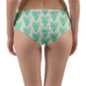 Watercolor Seaweed Reversible Mid-Waist Bikini Bottoms View2