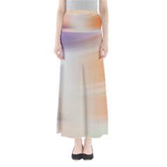Gradient Purple, Orange, Blue Full Length Maxi Skirt by ConteMonfrey