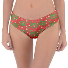 Christmas Textur Reversible Classic Bikini Bottoms by artworkshop