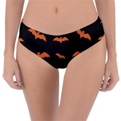 Bat Pattern Reversible Classic Bikini Bottoms by Valentinaart