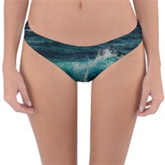Sea Ocean Waves Seascape Beach Reversible Hipster Bikini Bottoms by danenraven