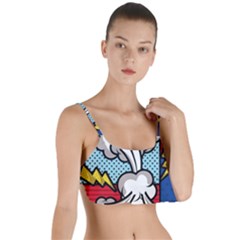 Rays Smoke Pop Art Style Vector Illustration Layered Top Bikini Top  by Pakemis