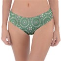 Kaleidoscope Peaceful Green Reversible Classic Bikini Bottoms View1
